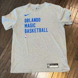 Nike Gray Orlando Magic Basketball Tee size medium
